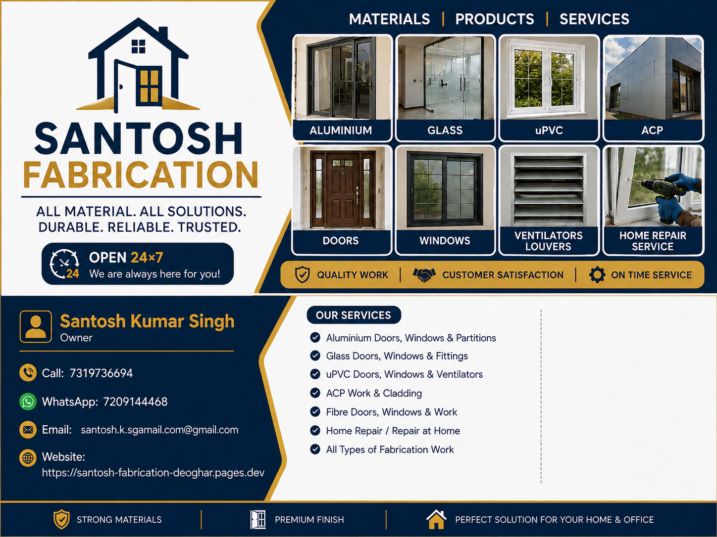 Santosh Fabrication doors and windows